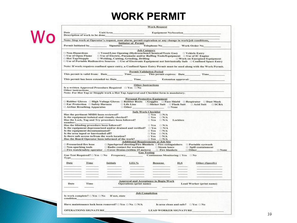 Permis de travail